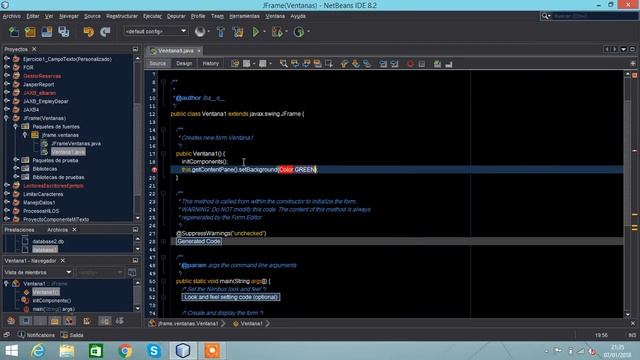 Java NetBeans: Cambiar el color de Fondo de una Ventana (JFrame) смотреть онлайн