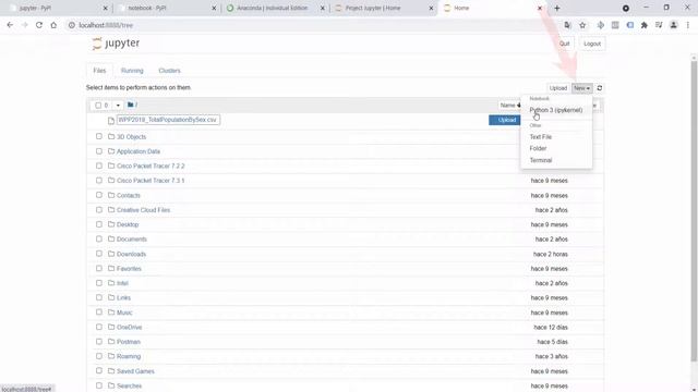 CÓMO INSTALAR JUPYTER NOTEBOOK EN PYTHON: Instala Jupyter Notebook en Windows sin instalar Anaconda смотреть онлайн