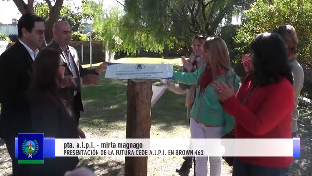 0464 MIRTA MAGNAGO Presentación de la futura cede del ALPI en Brown 462 смотреть онлайн