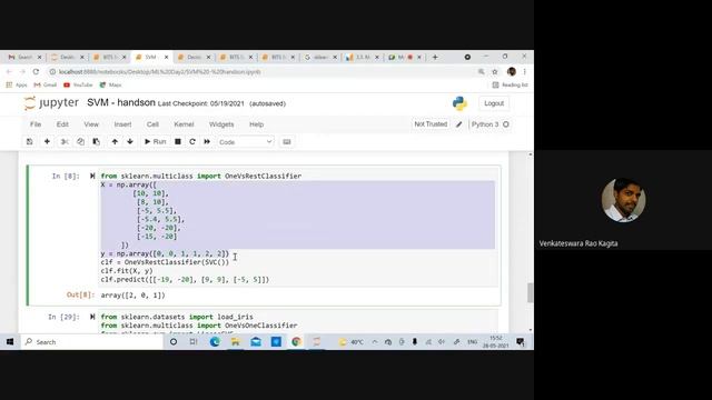 CSVTU TTP ON ML Using PYTHON, BIT DURG SESSION 9 28 05 2021 смотреть онлайн