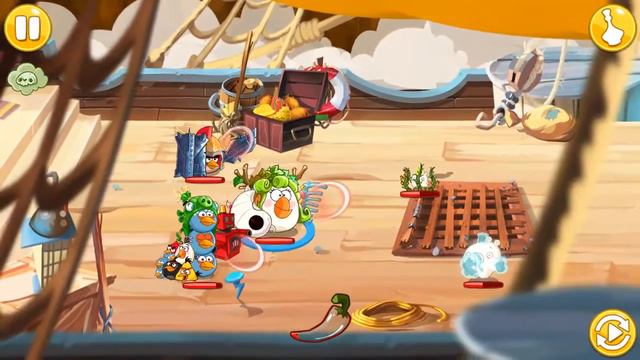 Angry Birds Epic. Cueva 3 Hondonada Nublada 10 BOSS Jefe (1 Oleada) Español Cave 3: Misty Hollow 10 смотреть онлайн