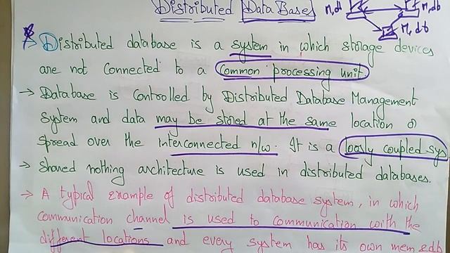 distributed database | introduction| Distributed systems | Lec-64| Bhanu Priya смотреть онлайн