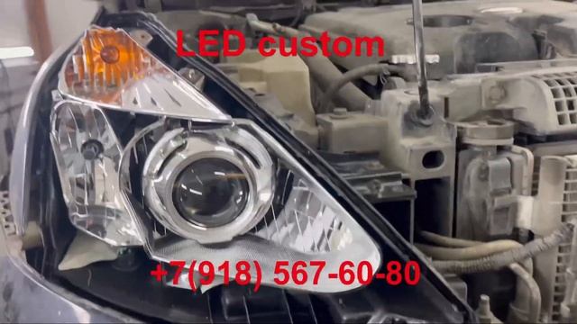 Установили Би лед линзы в Ниссан теана VIPER GTR R8 смотреть онлайн