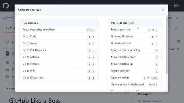 Git Good at Keyboard Shortcuts • How to find keyboard shortcuts on GitHub смотреть онлайн