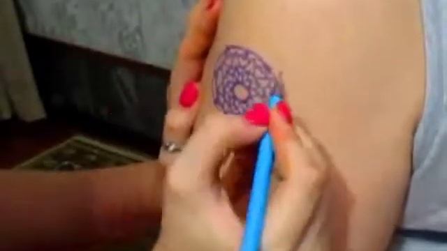 Indian mandala tattoo sketch смотреть онлайн