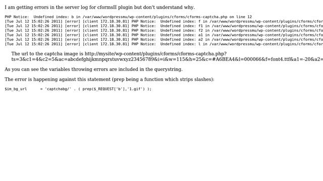 Wordpress: Undefined index: b in /path/file.php relating to querystring parameters смотреть онлайн