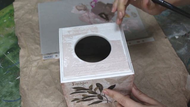 Как сделать деликатный винтаж? Нужны только краски. смотреть онлайн