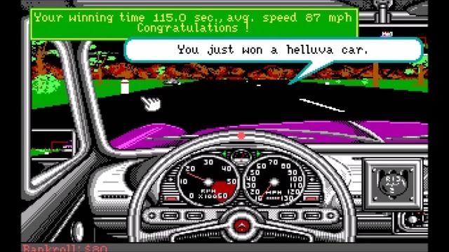 Street Rod (1989, California Dreams) PC/DOS смотреть онлайн