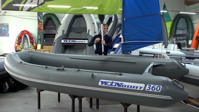 Видеоинструкция по сборке и разборке складной лодки-RIB WINBOAT смотреть онлайн