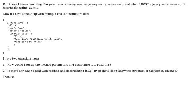 Salesforce: How do I deserialize a JSON with multiple levels of structure? смотреть онлайн