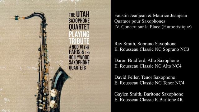 Ray Smith Plays Rousseau Classic NC Soprano NC3 - Quatuor pour saxophones, IV., Concert sur la Plac смотреть онлайн