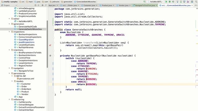 Editing Features in IntelliJ IDEA 2016.1 смотреть онлайн
