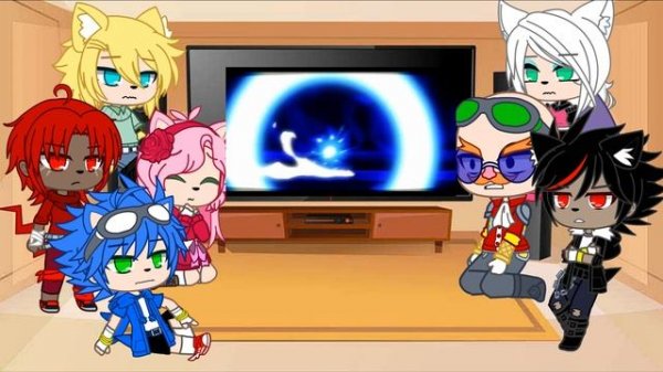 ~Sonic react to Metallix vs Sonic.exe~RUS/ENG~My AU~GachaClub~