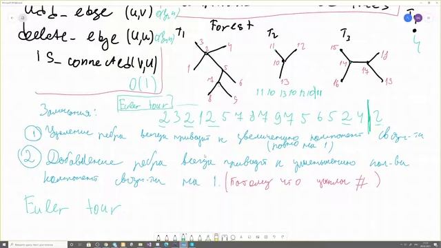 НИС3 Динамическая связность на деревьях, веревки, неявные ключи смотреть онлайн