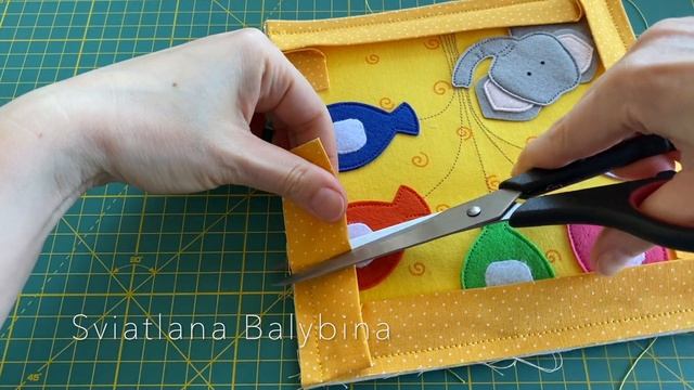 Double Fold Binding | Quiet Book Page Binding | Subtitles смотреть онлайн