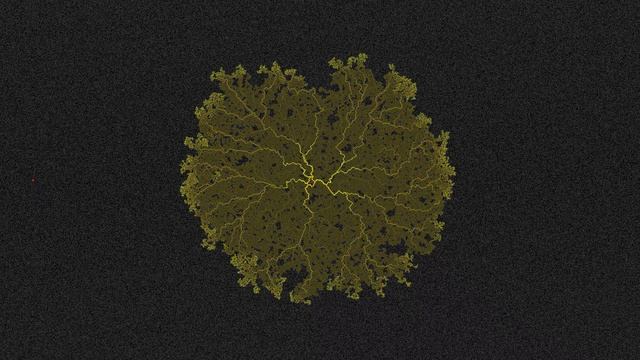 Slime Mold Simulation смотреть онлайн