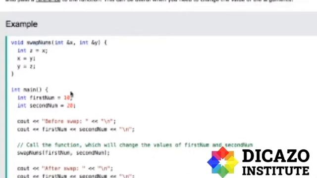 Pass by reference | C++ Tutorial in Hindi Full Course | Class 84 | Dicazo Institute. смотреть онлайн