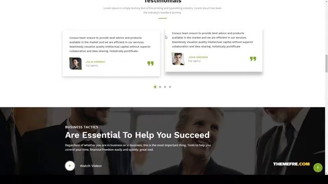 Consux - Business Consulting WordPress Theme coach corporate Miku смотреть онлайн