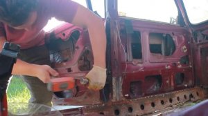 Как снять дверь ваз 2107