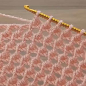 Тунисский узор крючком - Вязание крючком