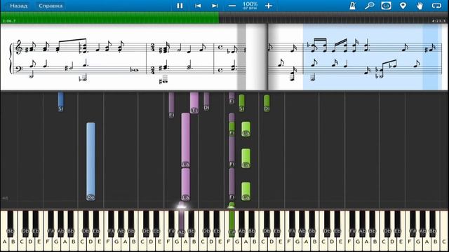Sting - Shape of my heart. How to Play. Sheet Music. Пианино уроки. смотреть онлайн