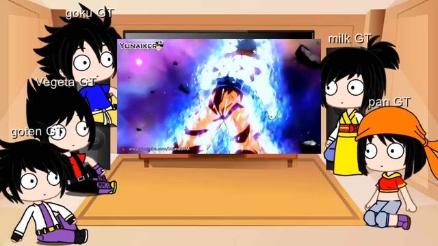 Dragón ball GT reacciónan a goku y a una parodia de dragon ball super смотреть онлайн