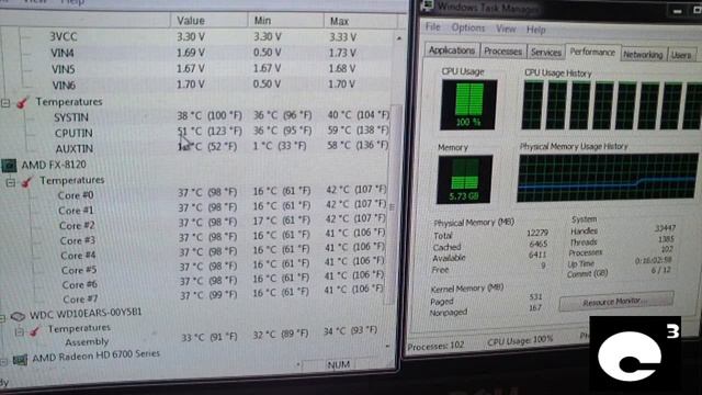 Odd Idle Temps with AMD FX 8120 Zambezi CPU смотреть онлайн