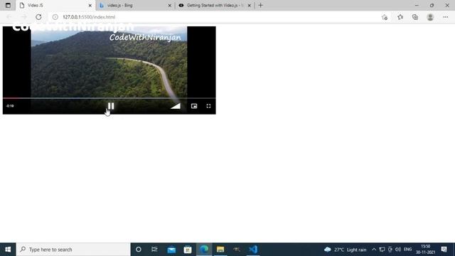 Create custom video player using Video.js смотреть онлайн