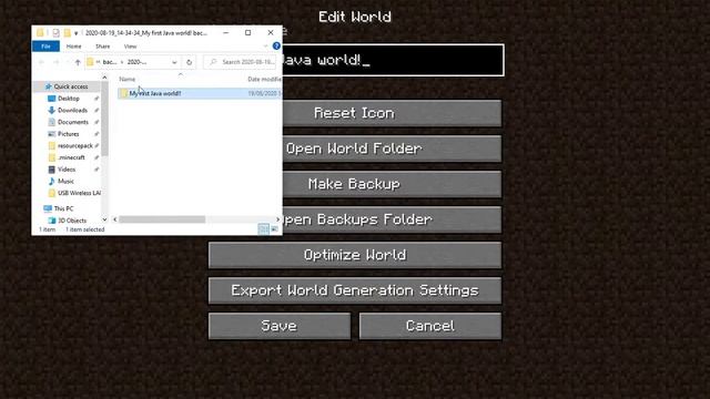 HOW TO CREATE A MINECRAFT BACKUP-STILL WORKING 2023 (java edition) смотреть онлайн