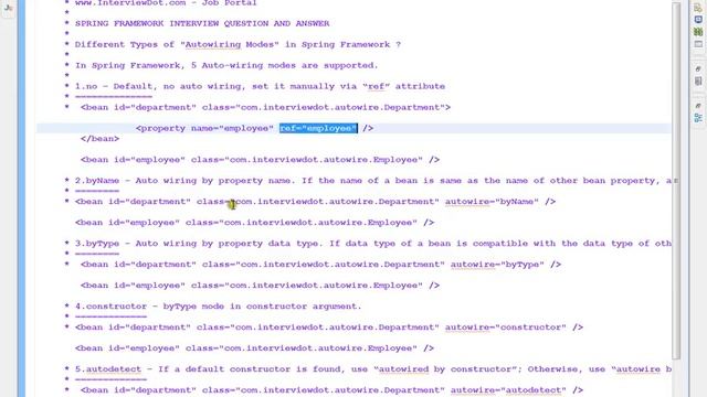 SPRING FRAMEWORK TYPES OF AUTOWIRING IN TAMIL смотреть онлайн