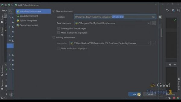 Create Virtual Environment in Python with PyCharm - Python Tutorial