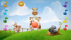 ТАНЦУЮЩАЯ КОРОВА. Зарядка  для детей. Мультики для детей. Корова