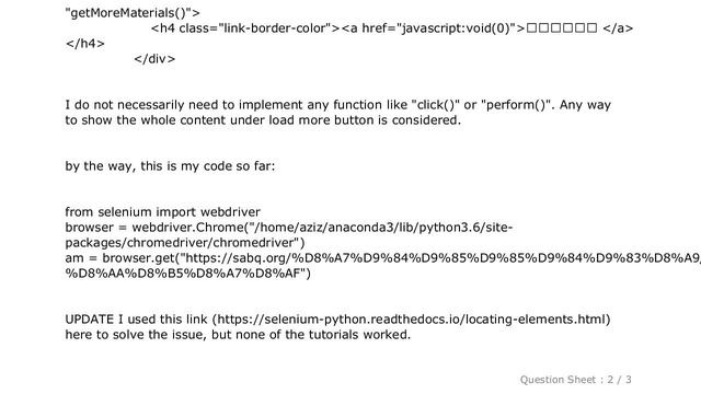 HTML : Clicking "Load More" on webpages by using python смотреть онлайн