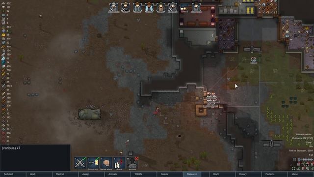 When It Rains... - Shady ORGAN HARVESTING Colony - Rimworld #8 смотреть онлайн