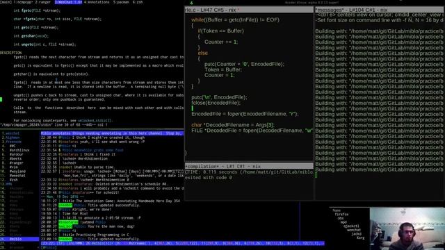 Practising Programming in C: 018 - Run-length Encoding смотреть онлайн
