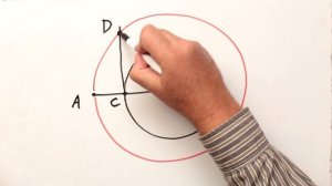 Построение касательной к окружности