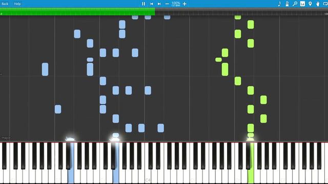 Synthesia - Red Sun in the Sky (天上太阳红彤彤) смотреть онлайн