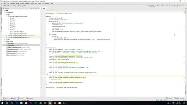 Android Studio Firebase Instagram Clone App 24# Firebase Model For send and get Data смотреть онлайн