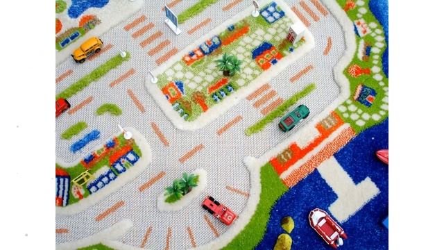 Детский 3D ковер Мини Город, 100х150см (IVI) обзор 514060 бренд IVI производитель IVI (Турция)