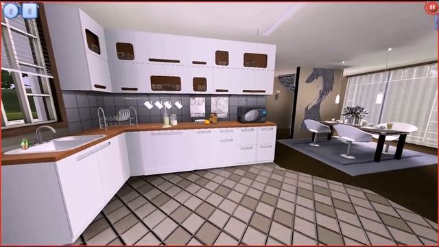 The Sims 3.Modern house of "Mattiol".Современный дом "Маттиола". смотреть онлайн