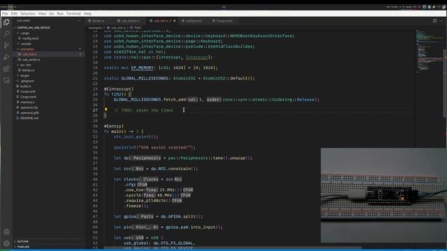 Embedded rust: creating USB devices - serial tty and virtual keyboards смотреть онлайн