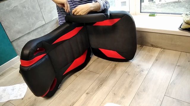 Распаковка и сборка кресла GT Racer B-2855