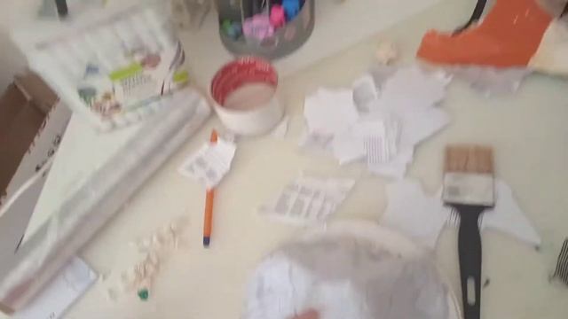 Лепим основу для папье-маше? маска раптора из папье-маше ?