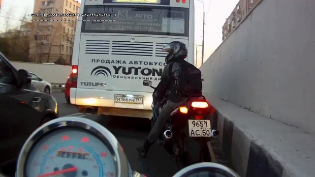 Поездка с работы на Baltmotors Classic 200