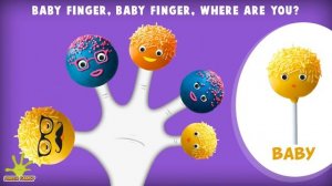 The Finger Family Cake Pop Family Nursery Rhyme | Cake Pop Finger Family Songs