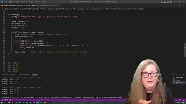 Programming With Python 09: Nested and Parallel Repetition Structures смотреть онлайн