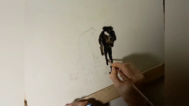 Рисую на камне 4 сюжет серии "Это мы" - Дама с собачкой смотреть онлайн