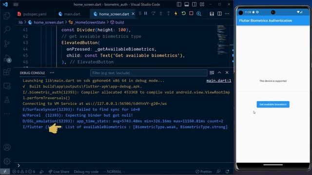 How to add Biometric Authentication in flutter | Face ID/Fingerprint смотреть онлайн