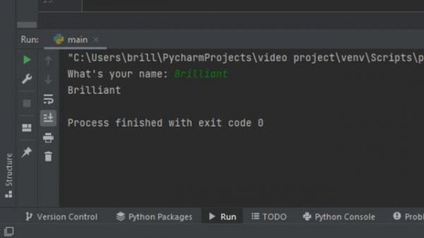 Python Programming Tutorial: Getting User Input