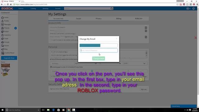 How to verify your email in ROBLOX - 2017/2018 смотреть онлайн